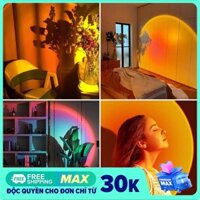 Đèn hoàng hôn rose, đèn led trang trí chụp ảnh quay video livestream, decor phòng ngủ đẹp_sẵn hàng