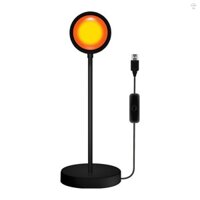 Đèn Hoàng Hôn USB Với 4 Màu Sắc Khác Nhau Phim Xoay 360 Độ Máy Chiếu Hoàng Hôn Đèn LED Chiếu Cầu Vồng Cho Bữa Tiệc Chụp Ảnh