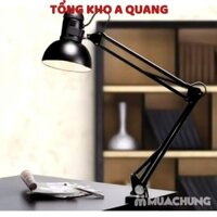 ĐÈN HỌC 2IN1,  Đèn bàn học kèm bóng chống cận, đèn gấp gọn có đế và kẹp bàn cao cấp - DENHOCDEBAN89
