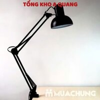 ĐÈN HỌC 2IN1,  Đèn bàn học kèm bóng chống cận, đèn gấp gọn có đế và kẹp bàn cao cấp -MA: DENHOCDEBAN38