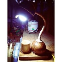 Đèn học bài + hộp cắm bút handmade