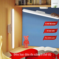 Đèn học bảo vệ mắt 3 chế độ sáng tích hợp, đèn led trợ sáng quay video, chụp ảnh có sạc USB