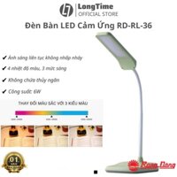 Đèn học cảm ứng chống cận Rạng Đông RD-RL-36 6W LED chính hãng cao cấp để bàn 4 nhiệt độ màu, 3 mức ánh sáng