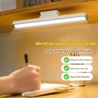Đèn học chống cận điều chỉnh linh hoạt, Đèn Led gắn bàn học tích điện đa năng điều chỉnh xoay 80 độ