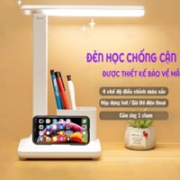 Đèn Học Chống Cận, Đọc Sách, Làm Việc, Chế Độ LED Cảm Ứng 3 Màu Thông Minh, Đèn Học Để Bàn DH80 - sokishop