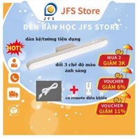 Đèn Học Dán Tường/Kệ Sách Xoay 88 Độ JFS Store Đèn LED Bảo Vệ Mắt Sạc Tích Pin, Đèn Gắn Bàn Làm Việc