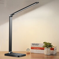 Đèn học để bàn bóng LED chống cận, Tích Điện, Sạc Điện Thoại Không Dây, Điều khiển cảm ứng MTR009