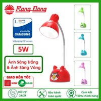 Đèn học để bàn chống cận Rạng Đông RD-RL-27.V2 5W LED - Đèn bàn RD-RL-27.V2 kèm bóng đèn chip led - Bảo Hành 12 Tháng