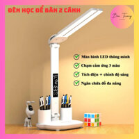 Đèn học để bàn - Den hoc de ban - Đèn học chống cận thị - Den hoc tich dien - Bảo vệ mắt - Pin tích điện - Giáo dục