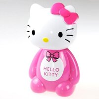 Đèn học để bàn Hello Kitty đèn học tích điện sạc pin -  Đèn học loại nào tốt đèn học cho bé - Đèn để bàn dễ thương hồng hồng xinh xinh - Đèn cho bé - Đèn đầu mèo  - Đèn bàn học - Đèn 12 bóng nhỏ sáng tốt
