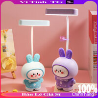 Đèn học để bàn hình chú heo dễ thương – đèn bàn cute pin sạc – đèn đọc sách trang trí decor phòng bàn làm việc siêu đẹp