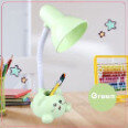 Đèn học để bàn hình mèo cute chống cận có ống cắm bút cho bé siêu tiện lợi