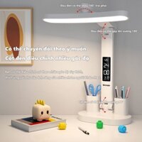 Đèn Học Để Bàn Kiêm Đèn Học Thông Minh- Hẹn Giờ Công Tắc Cảm Ứng Tiện Lợi ánh sáng đồng đều Đọc Sách Làm Việc Bảo Vệ Mắt