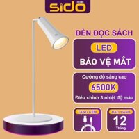 Đèn học để bàn Sidohome SH666 chống cận cảm ứng có thể kẹp bàn đọc sách tháo rời đèn pin cầm tay