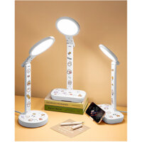 Đèn học để bàn tích hợp ổ căm điện, cổng sạc USB, Type C, Đèn LED chống cận thị cho ánh sáng phù hợp với mắt