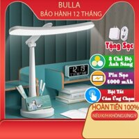Đèn học - đèn bàn học chống cận - Đèn học tích điện - 3 màu ánh sáng bảo vệ mắt