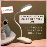 Đèn học kẹp bàn chống cận tích điện, đèn học để bàn học tập, làm việc TIEN.HOUSE