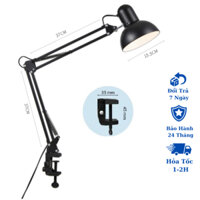 Đèn học kẹp bàn PIXAR bóng LED chống cận bảo vệ mắt, đèn kẹp bàn chắc chắn bảo hành 2 năm