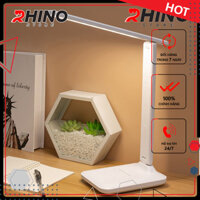 Đèn học LED bảo vệ mắt chống cận cảm ứng Rhino L201, tích điện đa năng làm việc, để bàn học - Có tích điện - To
