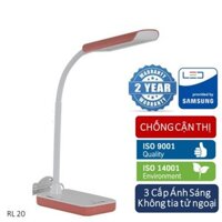 Đèn học LED chống cận Rạng Đông 6W cảm ứng, 3 cấp ánh sáng, ChipLED Samsung (RD-RL-20)