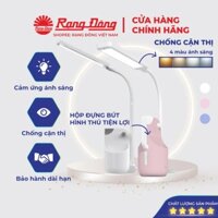 Đèn học Rạng Đông chống cận 6w dễ thương có ống đựng bút, cảm ứng 4 màu ánh sáng bảo vệ thị lực cho bé MODEL RD-RL-46