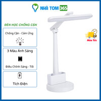 Đèn Học Tích Điện Bóng LED Cao Cấp Chống Cận Bảo Vệ Mắt Đổi 3 Màu Nhatom365 - Cảm Ứng Tích Điện -  Bảo Hành 2 Năm