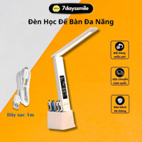 Đèn Học Tích Điện Để Bàn Kiêm Hộp Đựng Bút 7Days Smile DH07