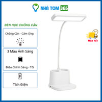 Đèn học tích điện để bàn nhatom365 - Đèn Học Kiêm Hộp Đựng Bút Sạc Cắm USB - Đèn học chống cận tích điện nhatom365