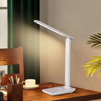 Đèn học trắng để bàn gấp gọn cắm usb tiện lợi
