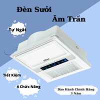 Đèn hồng ngoại sưởi ấm, Quạt sưởi âm trần TLC 4 MÙA công suất lớn có thiết kế vô cùng an toàn cho người sử dụng-BH 3 NĂM