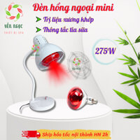 Đèn hồng ngoại tri liệu, thông tắc tia sữa mini | Đèn hồng ngoại để bàn bóng 275W