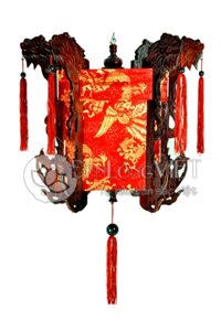 Đèn kéo quân chạm rồng DT-KC02