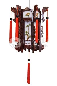 Đèn kéo quân chạm rồng DT-KC05