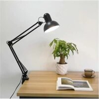 Đèn Kẹp Bàn Chân Đế, Chụp Đèn 15.5cm, Đèn Chụp Bàn Kéo Dài Không Bóng ( full bộ kèm kẹp vs chân đế)-(Teon.vn)