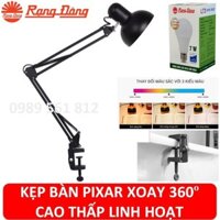 Đèn Kẹp Bàn Pixar, Bóng LED Chống Cận Đổi 3 Màu 7W Rạng Đông [FULL BOX]