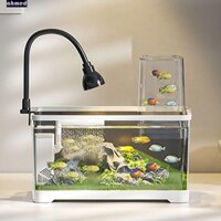 Đèn kẹp bể cá AHMED, Đèn kẹp bể cá LED có độ sáng cao, tiết kiệm năng lượng thực tế có thể xoay được thực vật thủy sinh có thể điều chỉnh Phụ kiện bể cá