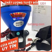 Đèn kẹp bình ác quy 1201  12V  500W sáng rộng Đèn pin siêu sáng