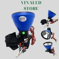Đèn kẹp bình ác quy đèn đội đầu 1201 sáng tỏa rộng điện áp 12V công suất 500W chóa 10cm