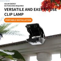 Đèn kẹp năng lượng mặt trời RADIANTBEAM, Đèn sân vườn năng lượng mặt trời chống nước công suất cao, Cảm biến chuyển động 58LED 3 chế độ Không đục lỗ Đèn tường LED sân hiên