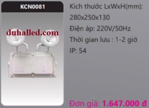 Đèn khẩn cấp Duhal 8W KCN0081