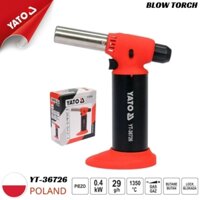 Đèn khò gas cầm tay mini 1350°C Yato YT-36726 - Ba Lan