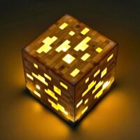 Đèn Khối Minecraft Gold Cực Đẹp [Phát Sáng Chạy Bằng Pin]