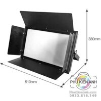 Đèn kino panel LED 200w tùy chỉnh 3 màu đèn chuyên cho studio, sân khấu, truyền hình
