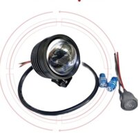 Đèn L4 trợ sáng xe máy bi cầu 2 màu cos vàng pha trắng mẫu mới, công suất 20W, sử dụng cho mọi dòng xe - DL4BV