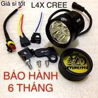 ĐÈN L4X SIÊU SÁNG - TẶNG ĐỦ PHỤ KIỆN NHƯ HÌNH - PHỤ KIỆN XE MÁY