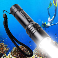Đèn lặn biển, Đèn pin dưới nước 50M, Đèn tàu ngầm 1000 Lumens, Đèn an toàn lặn chống nước IPX8
