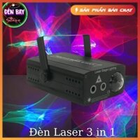 Đèn Laser 3 in 1 Cảm Biến Âm Thanh Hiệu Ứng Sóng Nước 3D Phù Hợp Dùng Cho Phòng Bay, Phòng Karaoke, Bar