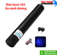 Đèn laser 303 tia xanh dương blue