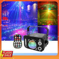 Đèn Laser 7 Mắt Phòng Bay, Đèn Bay Phòng Theo Nhạc Có Hình Dùng Cho Phòng Karaoke Sân Khấu