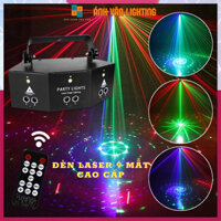 Đèn Laser 9 Mắt Cảm Biến Nháy Theo Nhạc Cao Cấp| Đèn Laser Bay Phòng Vũ Trường Karaoke Công Suất Lớn